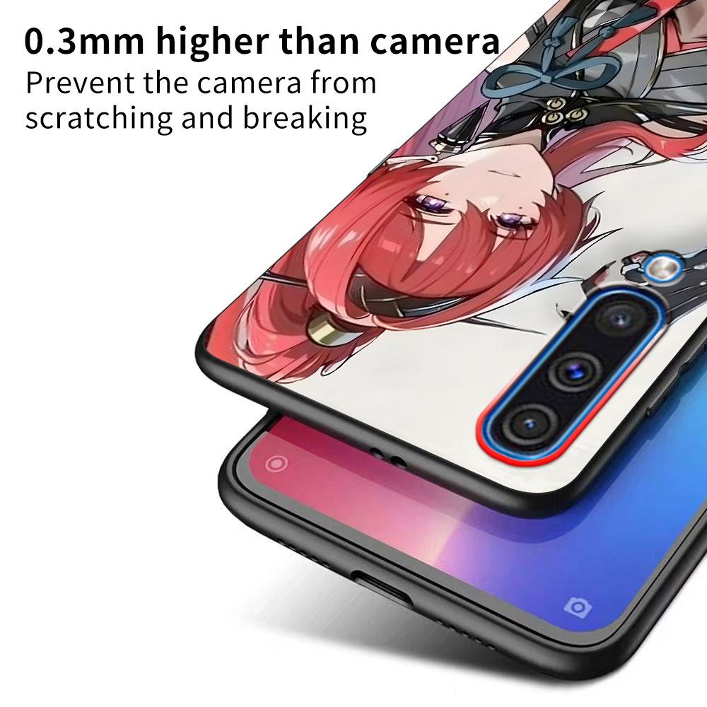 Yin lin Wuthering Waves Case for Samsung Galaxy A03 A04s A20 A30 A20e A70 A70s A50 A40 A30s A50s A20s A10s TPU Black Phone Cover