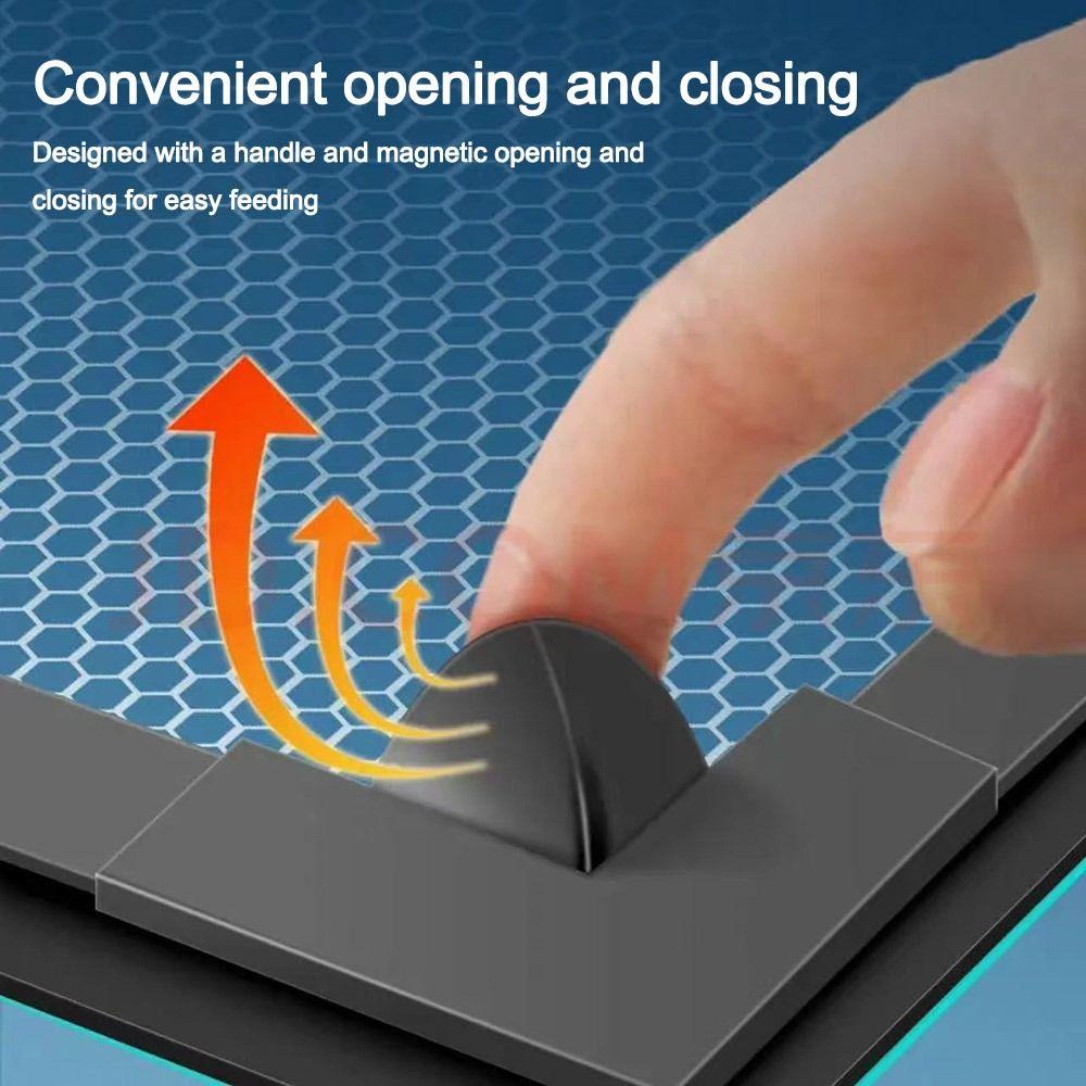 Sturdy Magnetic Fish Tank Lid Cover DIY Easy Installation Aquarium Anti-jump Net Fish Tank Top Protective Cover Fish Tank