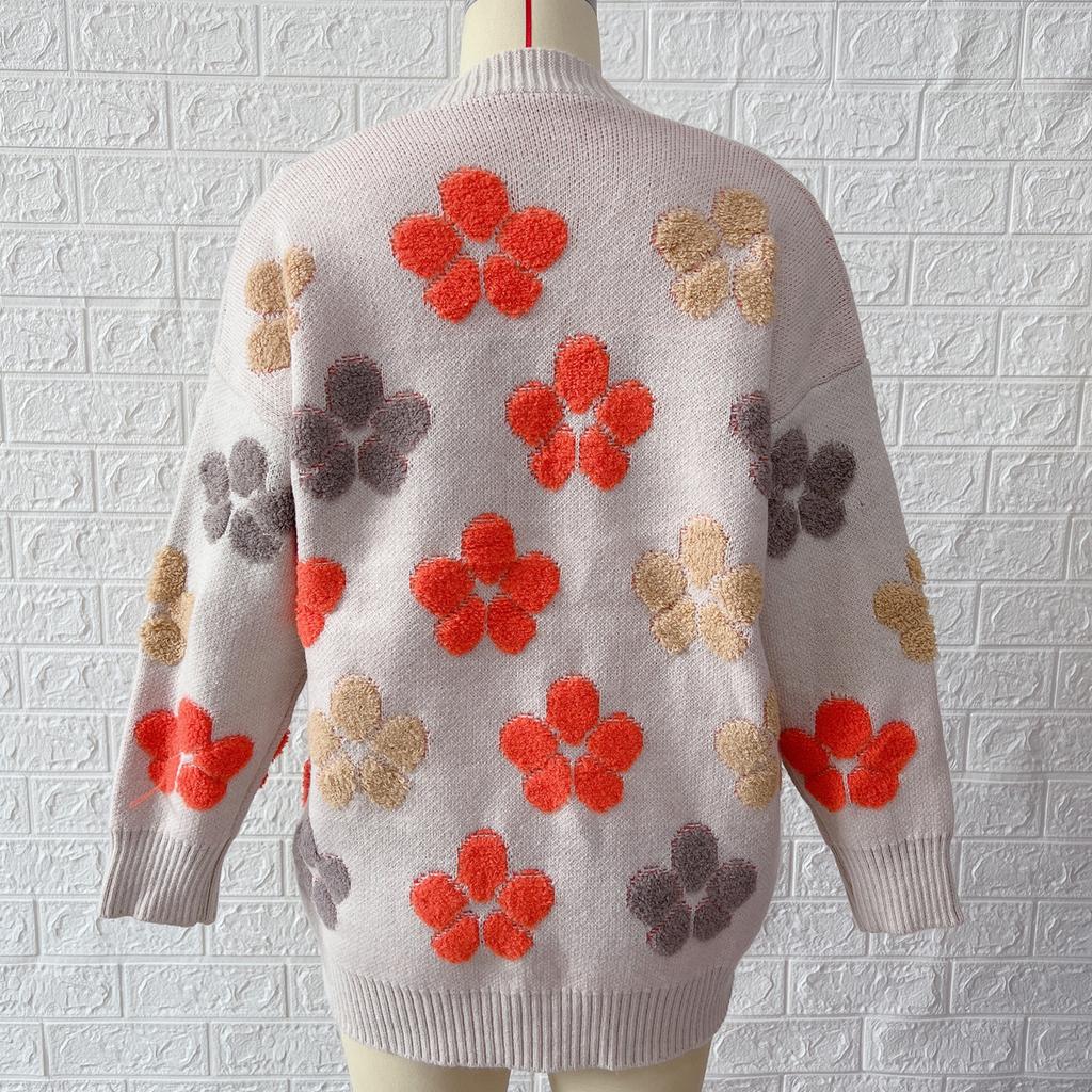 Short Sweater Jacket Sweet Loose Autumn and Winter Knitted Cardigan