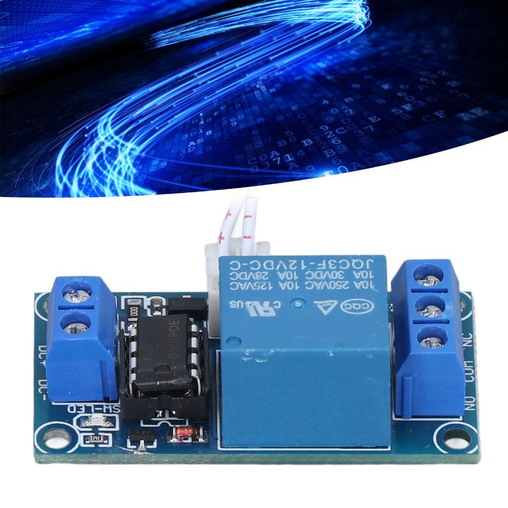 4Pcs Self Locking Bistable Relay Module 12V Single Bistable Relay Module Industrial Automation