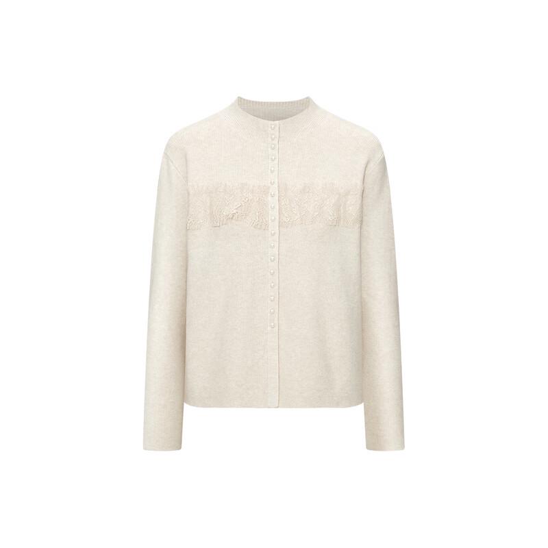 FivePlus Women's Lace Patchwork Knit Cardigan