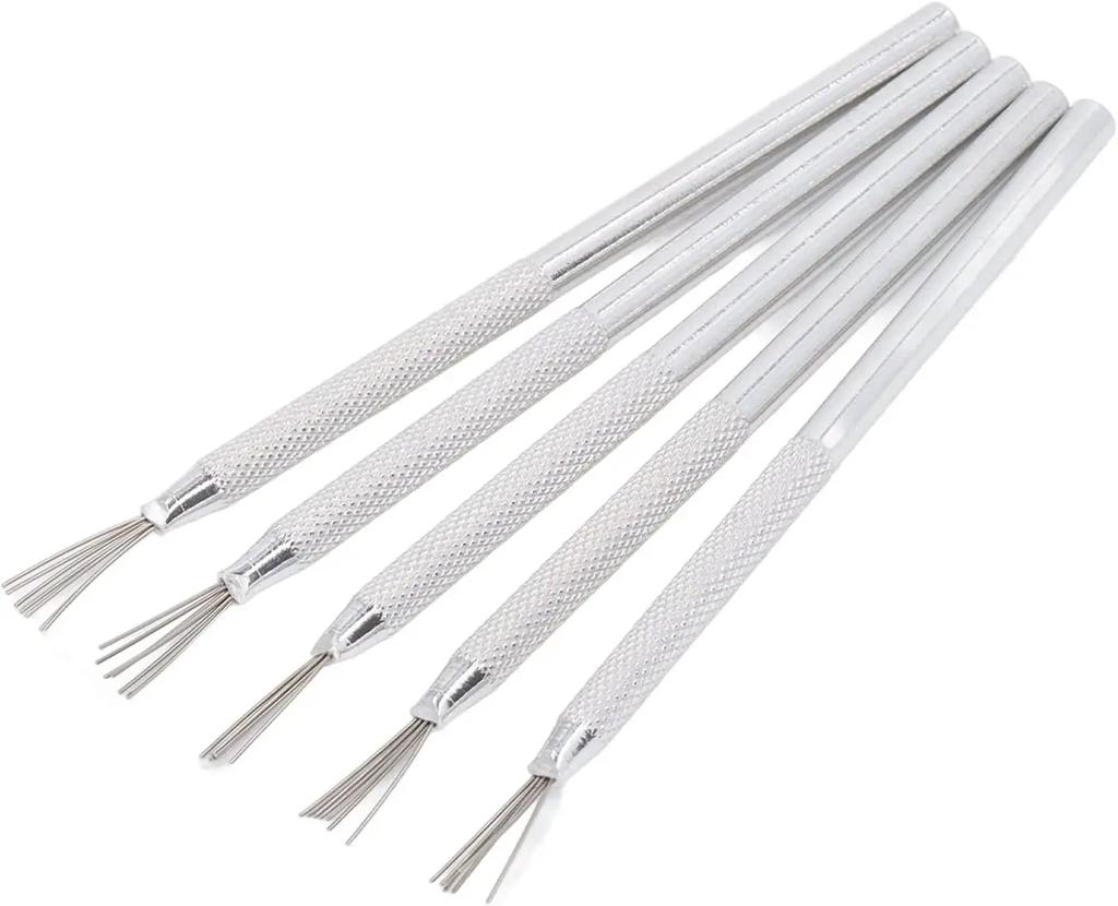 7 Pins Needles Texture Ceramics Tools Polymer Clay Sculpting Auxiliary Molding Tool DIY Pottery Brush Cake Accessories
