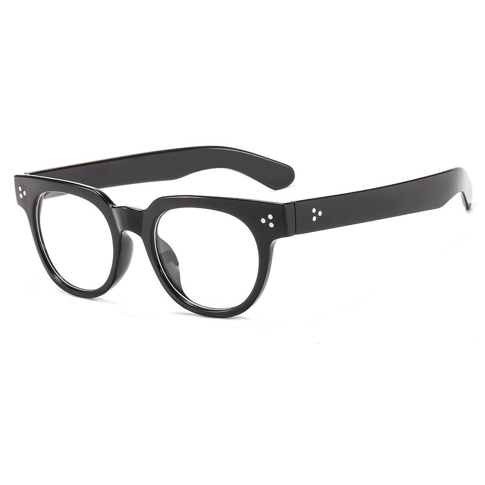 

2019Cl Glasses Frame, Retro Round Frame Rice-Ordered Flat Glasses, Star With The Same Frame Glasses For Men men s classic