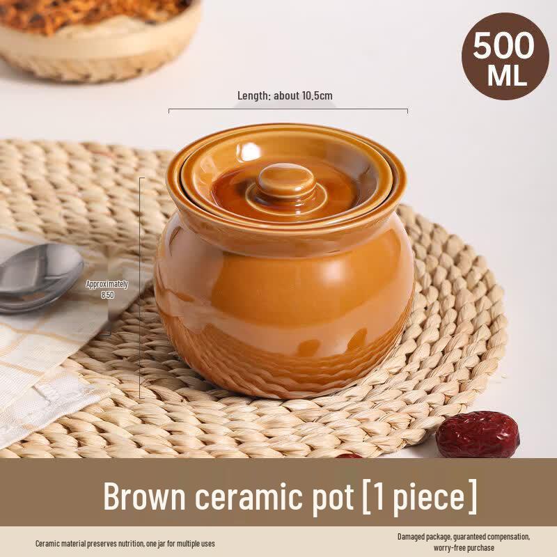 Individual Ceramic Stew Pot