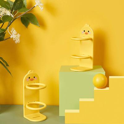 Wall-Mounted Electric Toothbrush Holder Storage Rack with Drainage Hole Cute Dusk Design Bathroom Electric Toothbrush Organizer