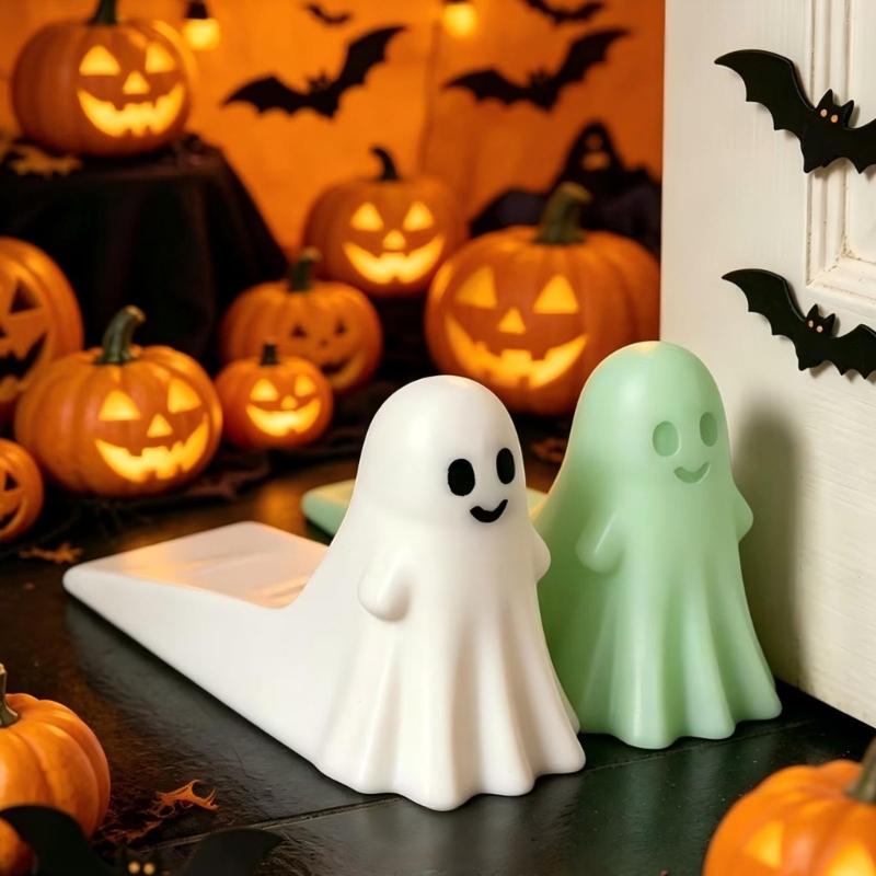 Halloween Home Accent Holder, 3D Plastic Indoor Doorway Block for Bedroom Hallway, Entry, and Study Placement Use