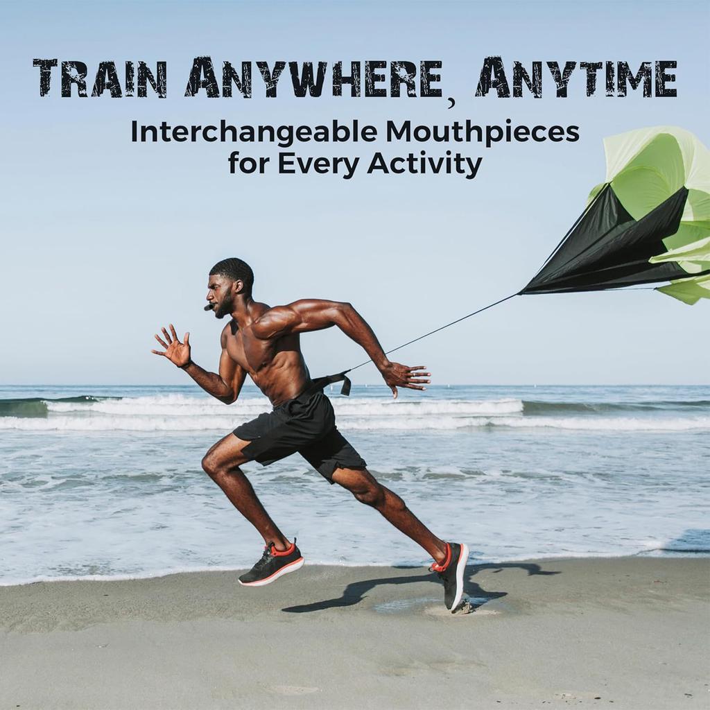 Breathing Trainer Lung Capacity Respiratory Exercise Device for Running Swimming Fitness Breathing Trainer for Running