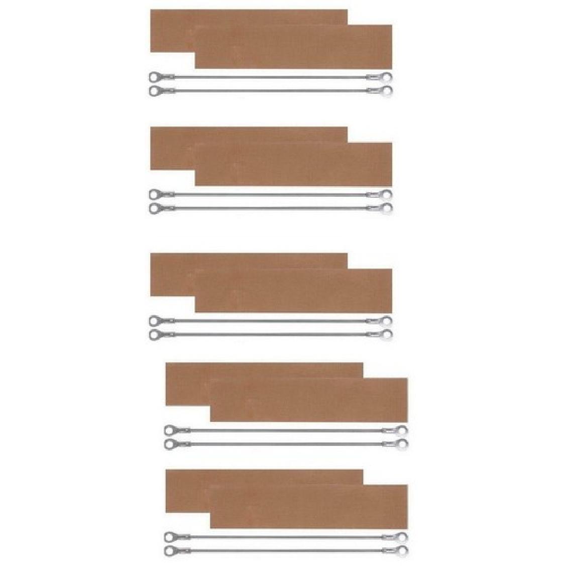 

10 Heating Elements 3 mm +10 PTFI Sheets) For Impulse Sealer 12 /300mm PFS300