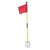 Pin Flag Hole Cup Set for   Putting Green Flagstick Yard Practice Supplies Portable 2 Section Detachable
