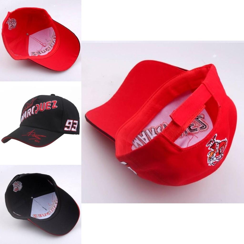 Black And Red Marc Marquez 93 Baseball Cap For Outdoor Sports