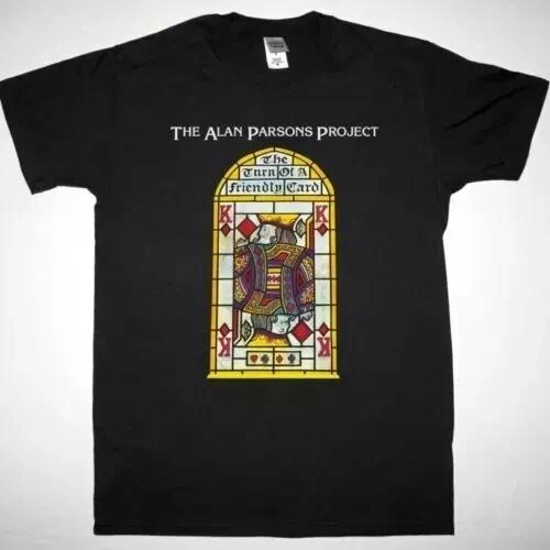 The Alan Parsons Project The Turn Of A Friendly Card 1980 Новая черная футболка Унисекс футболка L