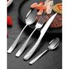 Mirror Finish Silver Plated Stainless Steel Flatware Set Copper Silverware Set Rose Gold Spoon Color Cutlery Set