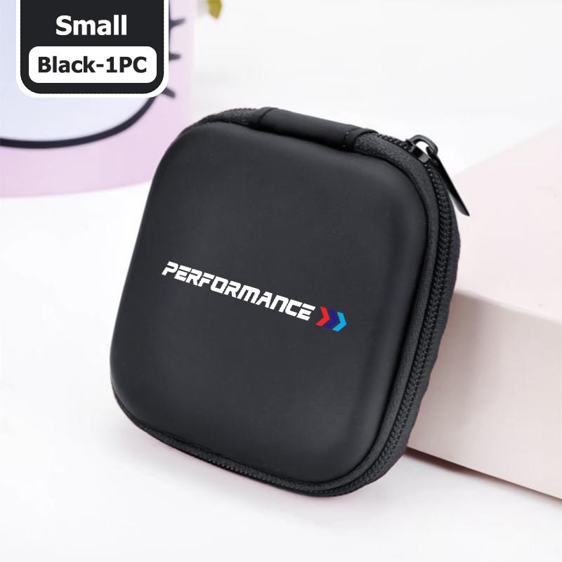 XZFG7 Car Organizer EVA Storage Earphone Cable Case Bluetooth Bag For BMW Performance Alpina iX7 X1 X2 M3 M6 X3 X4 X5 X6 E62