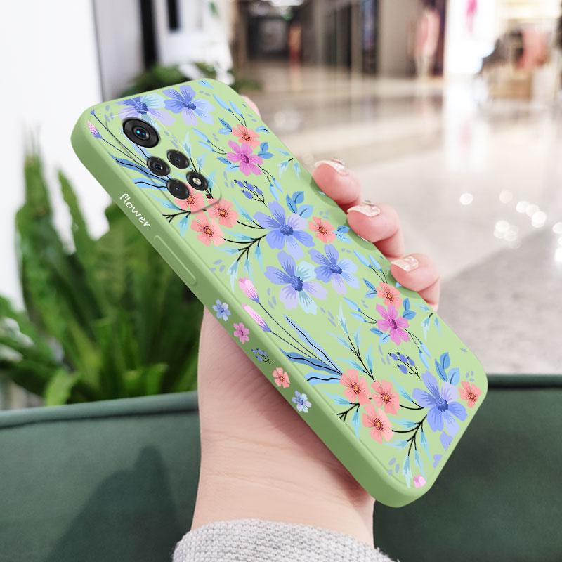 

Sweet Flowers Phone Case For Xiaomi Redmi Note 14 13 12 12S 11 11S 11T 10 10A 10T 10S 9T 9 8 7 Pro Plus 10C 9A 9C 9T 4G 5G Cover Redmi Note 11