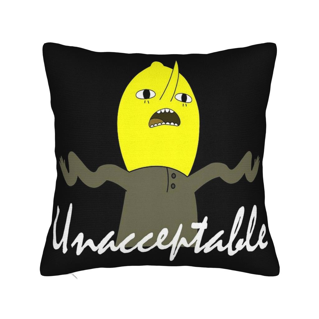 Pillow Cover Lemongrab Unacceptable  Kawaii Pillow Case For Sofa Bedroom Home Decor Pillowcases