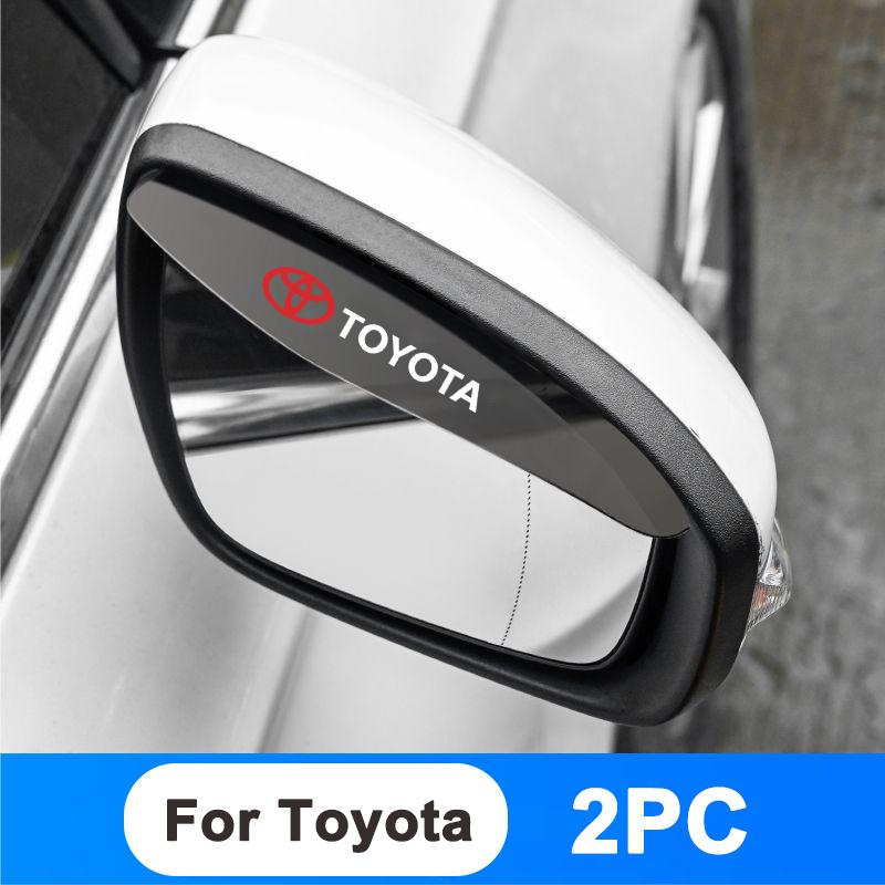 

Car Side Rear View Mirror Rain Eyebrow Visor Rain Shield Shade Cover for Toyota camry chr corolla rav4 yaris prius Accessories