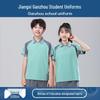 Unisex Kurzarm Schuluniform Set für Mittel- und Oberstufenschüler, Geeignet für Frühling und Sommer
