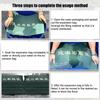 1Pcs New Reusable Water Absorbent Sandbag 25x50cm 40x60cm Canvas Flood Barrier Bag Green Dam Bags For Home Garage Door Basement