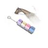 1-Button 4-Button 9-Button Macaron LED Stress-Relief Button Tester Stress-Relief Toy Keyboard Keychain Keyring