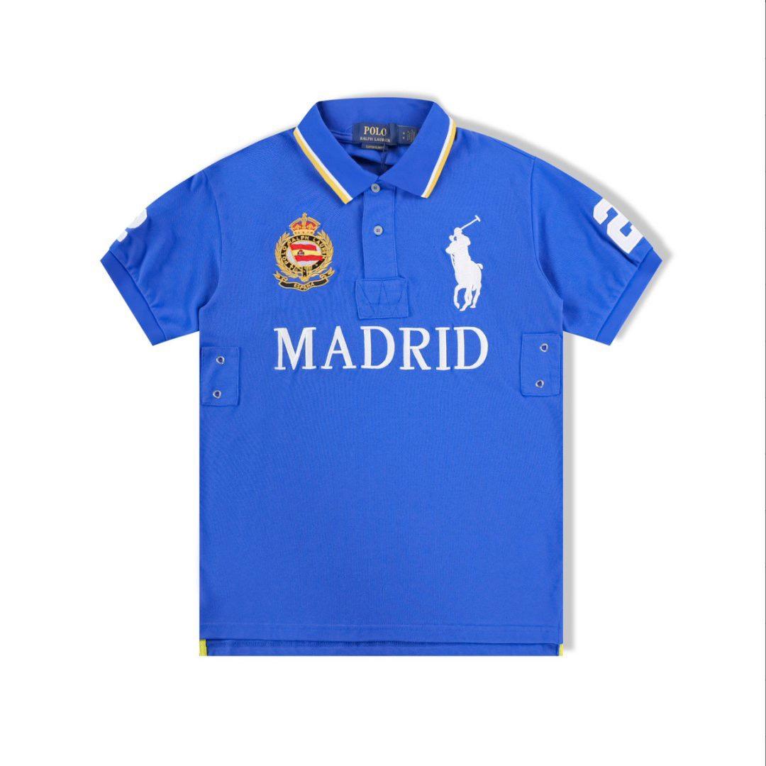 Polo da Uomo BeatStreet in Misto Cotone con Fantasia Geometrica di Lettere, Traspirante, Stile Classico, Casual, Maglietta alla Moda a Maniche Corte L