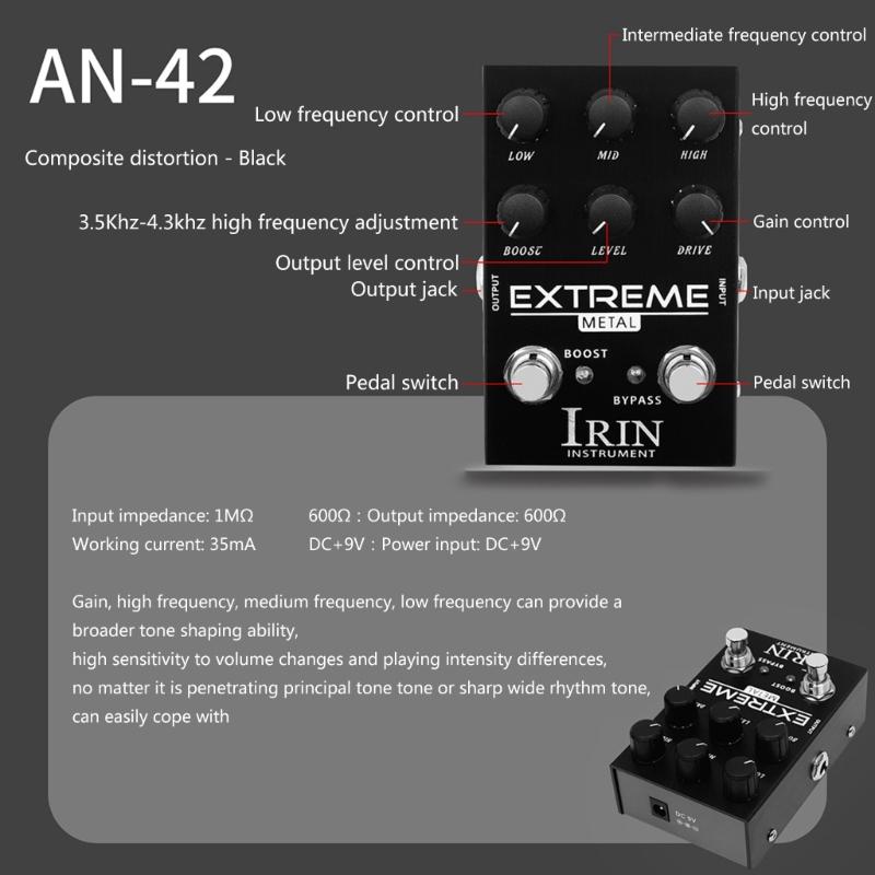 Mini Guitar Effect Pedals Flanger Compressor Boosters Overdrive Fuzz Tremolo Bluesy Distortion for Electric Guitar Bass