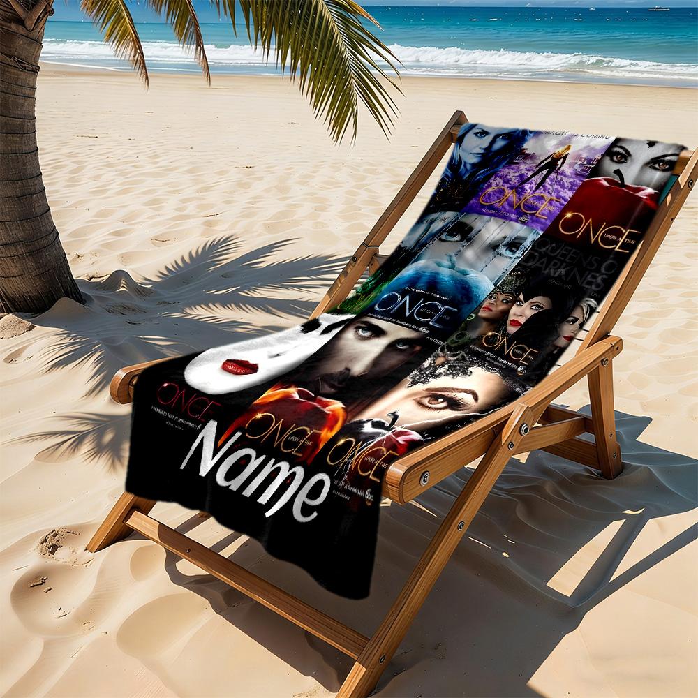 Dark Magic Beauty Customized Name Beach Towel Quick-Dry Soft Microfiber Suitable for Sports Travel Swimming Yoga Bathroom Beach And Pool