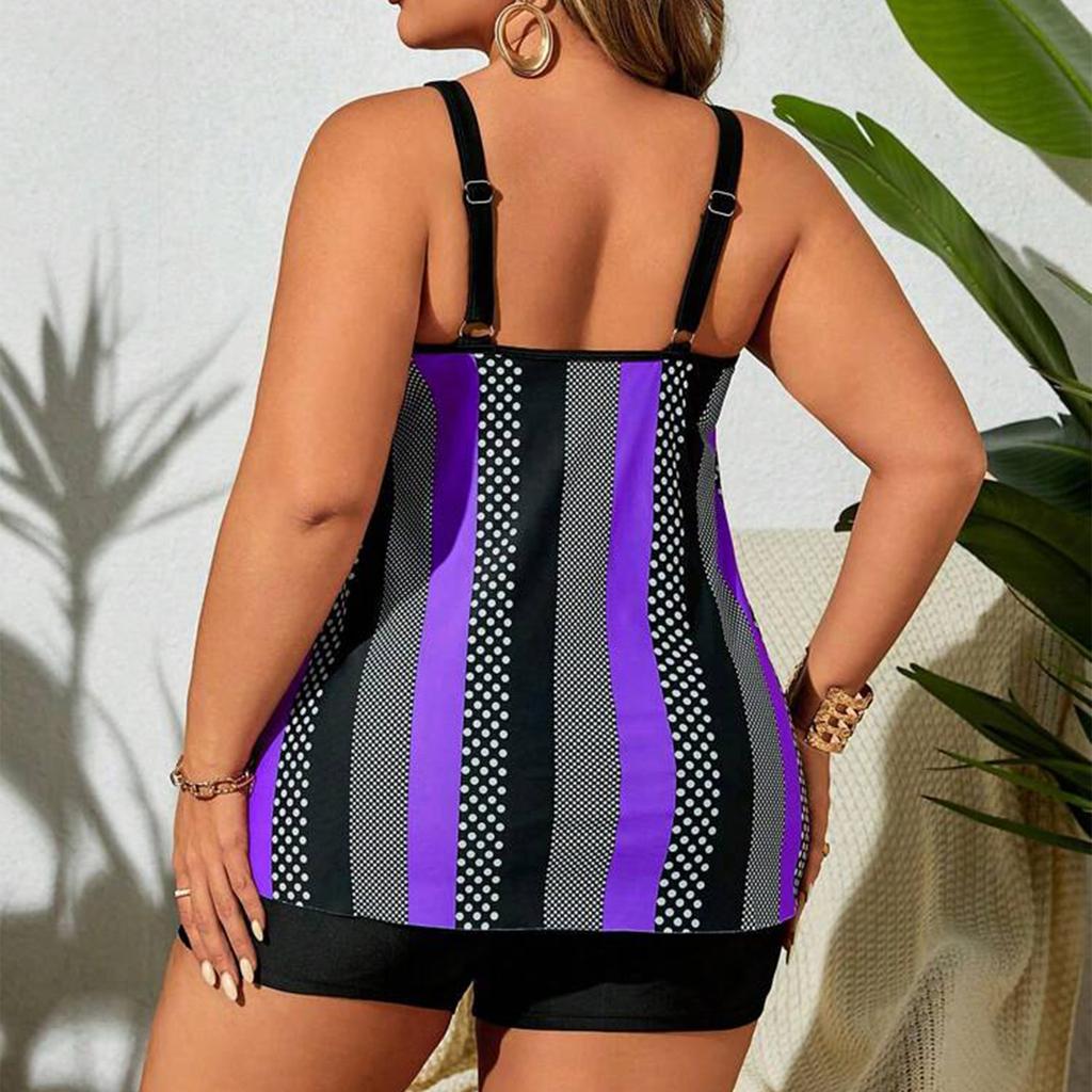 Women's Two-Piece Bikini Set Plus Size Split Swimsuit