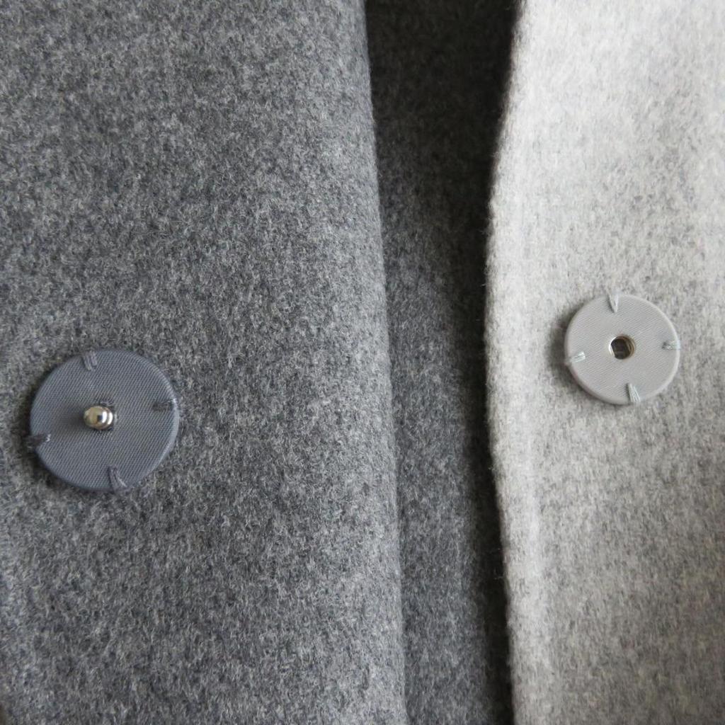 Used Beautiful Import Rossa, Alvaro Rossa, Colombo-made cashmere blend coat, double-faced