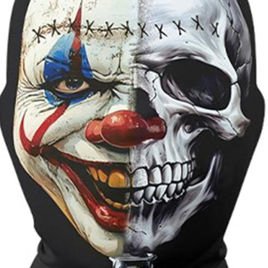 Horror Halloween Masque Adults Scary Full Head Hood Prop for Halloween Party Cosplay Costume Role Playing Accessory