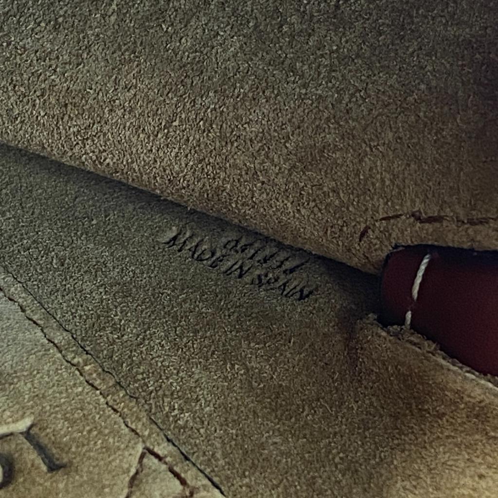 Used LOEWEShoulder Bag Brown Leather Women