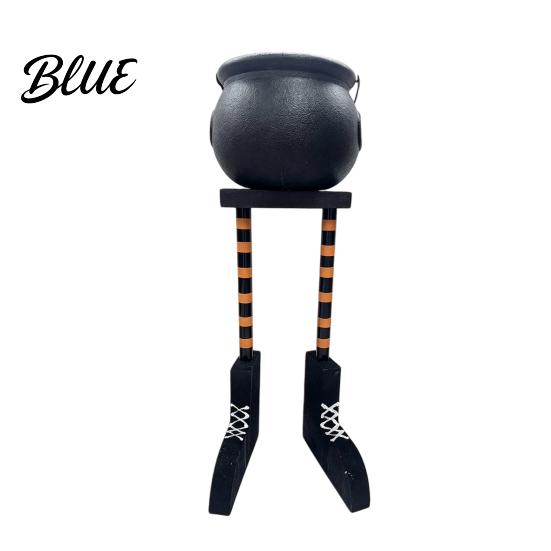 Spooky Party Supplies Inch Witch Halloween Candy Cauldron for Home Bowl 20 Leg Dish Bucket Reusable Haunted House Props