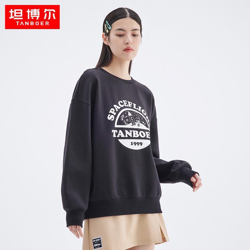 

Женский свободный свитшот с круглым вырезом и длинными рукавами Tanbol 165/88A