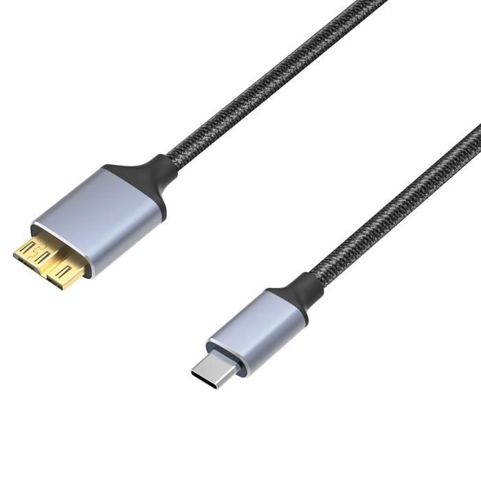 USB-C auf Micro USB 3.0 Kabel 1 Meter für Externe Festplatte Kamera Computer