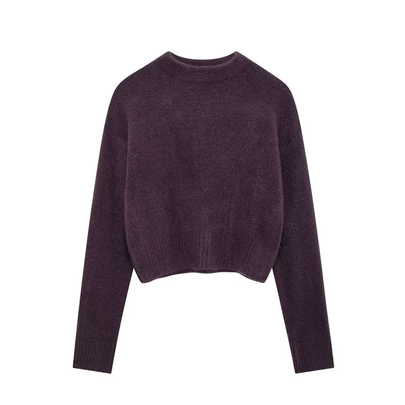 Kaslead New Arrival Women's Clothing Fashion Style Stylish Simple and Versatile Soft Short Knitwear 5536200