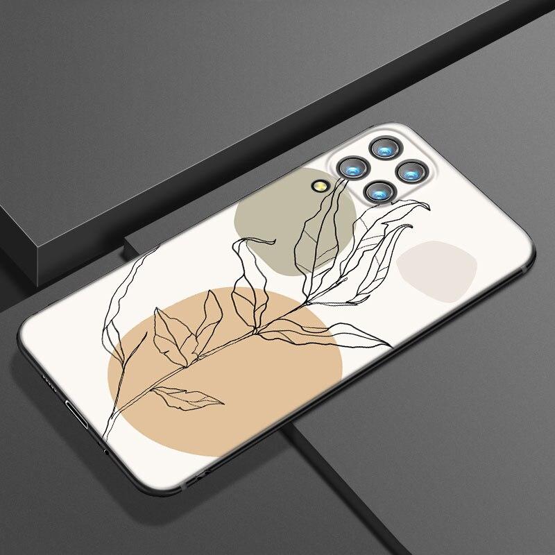 Abstract Art Line Phone Case For Samsung Galaxy A21 A30 A50 A52 S A13 A22 A32 4G A23 A33 A53 A73 5G A12 A31 A51 A70 A71 A72