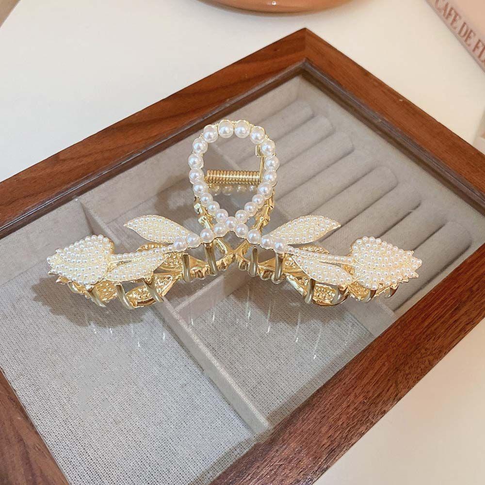 

Заколки для волос из цинкового сплава, женская заколка-тюльпан, конский хвост, шпилька-краб в корейском стиле, заколка-цветок для волос