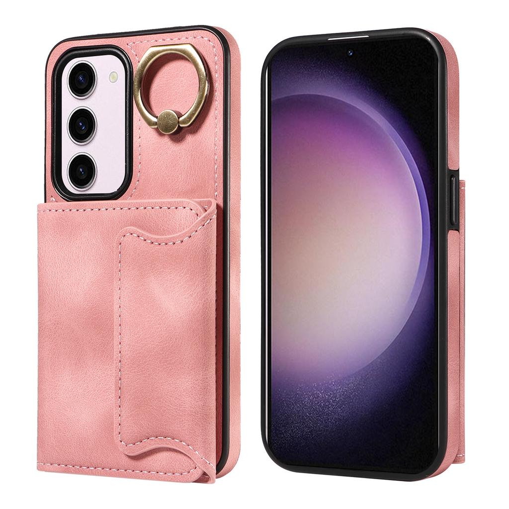 For Samsung Galaxy S23 Series.for Samsung Galaxy S23, S23+, S23 Ultra, S23 FE Ring Bracket Card Holder Slots Cover Phone Case