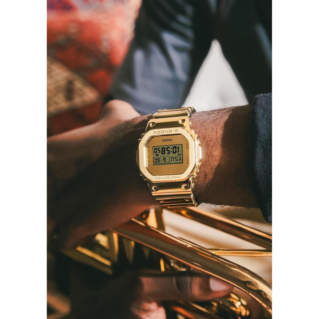 Casio G-Shock Men's Watch, Gold - FINE METALLIC SERIES GM-5600YMG-9JF [Authorized Dealer]