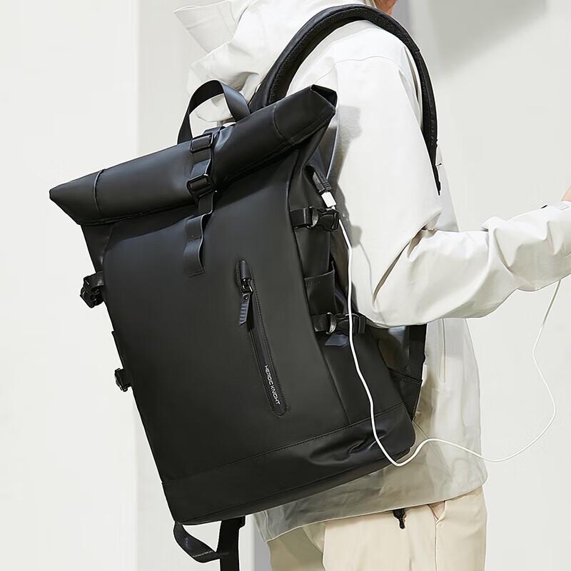 Men's Expandable Waterproof Laptop Backpack - School, Sports, Fashion, Commuting, Business, Photography