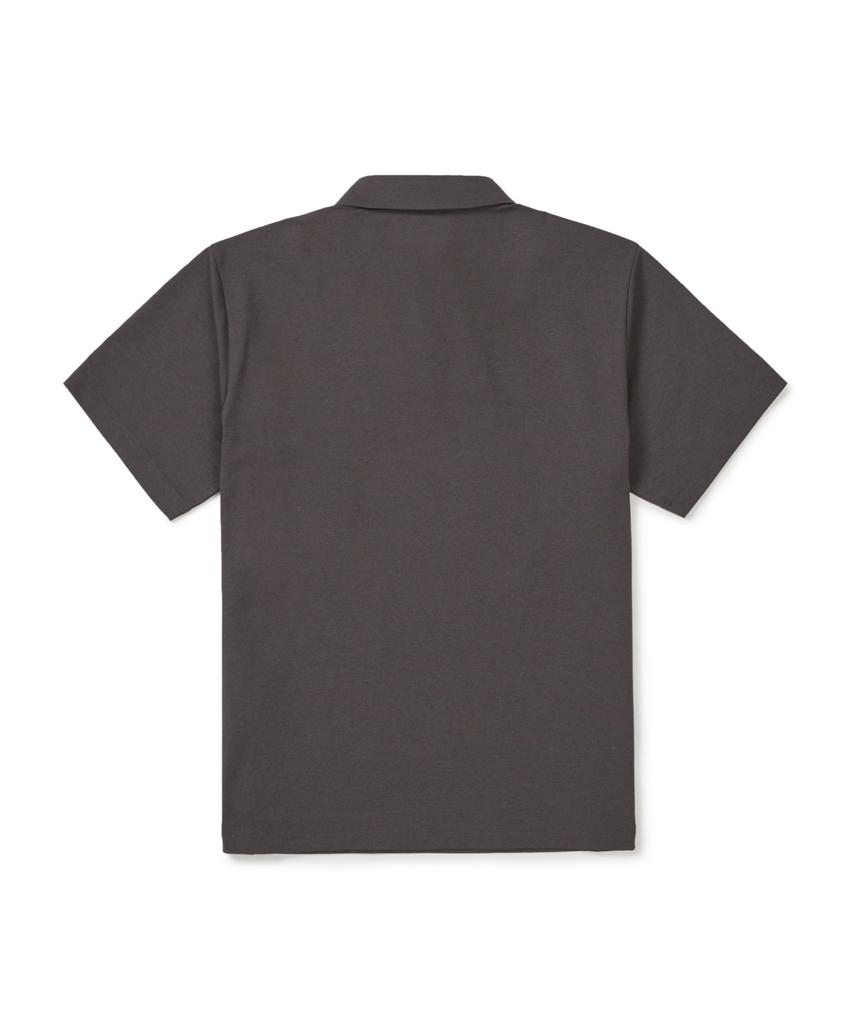 SNOWPEAK APPAREL Quick-Dry Short Sleeve Polo Shirt (S26Mmtps14) Chocolate Khaki