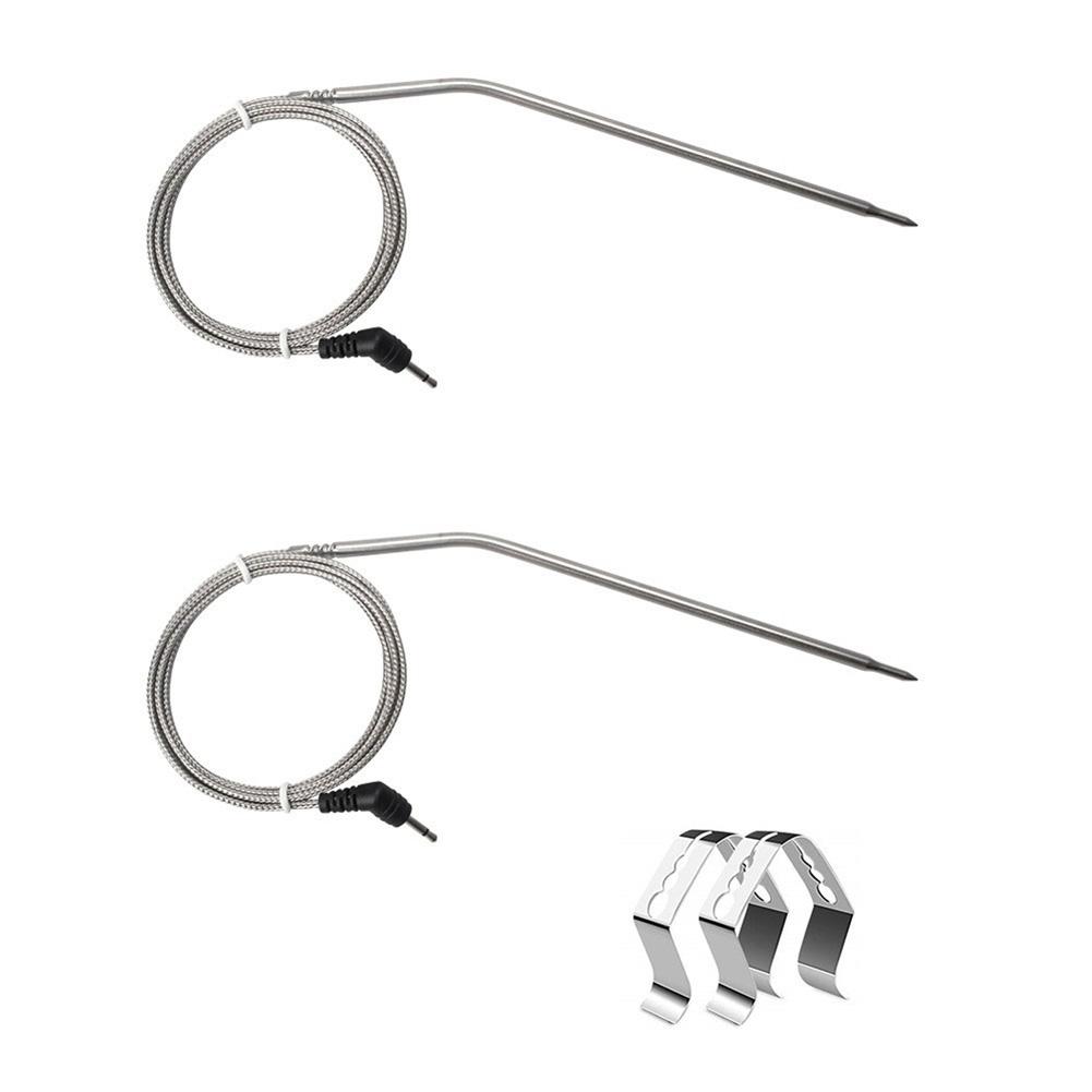 For ThermoPro Pin Temperature Probes TP16 TP07 Tools With Clip Accessorues BBQ Baking Cooking Dining Measuring