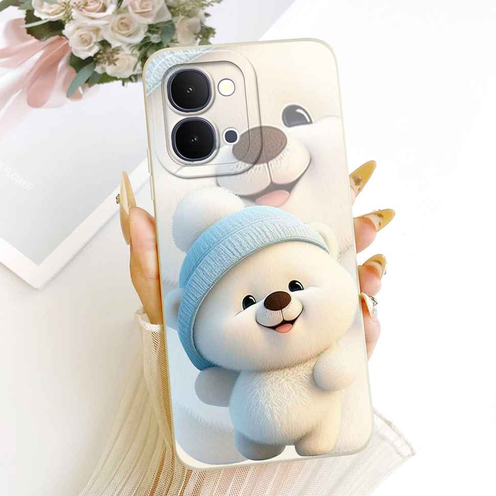 For Vivo Y31d 4G V2543 Case Fashion Cartoon Painting Silicone Full Protcetion Back Cover For Vivo Y 31d Y31D 4G Bumper Shell