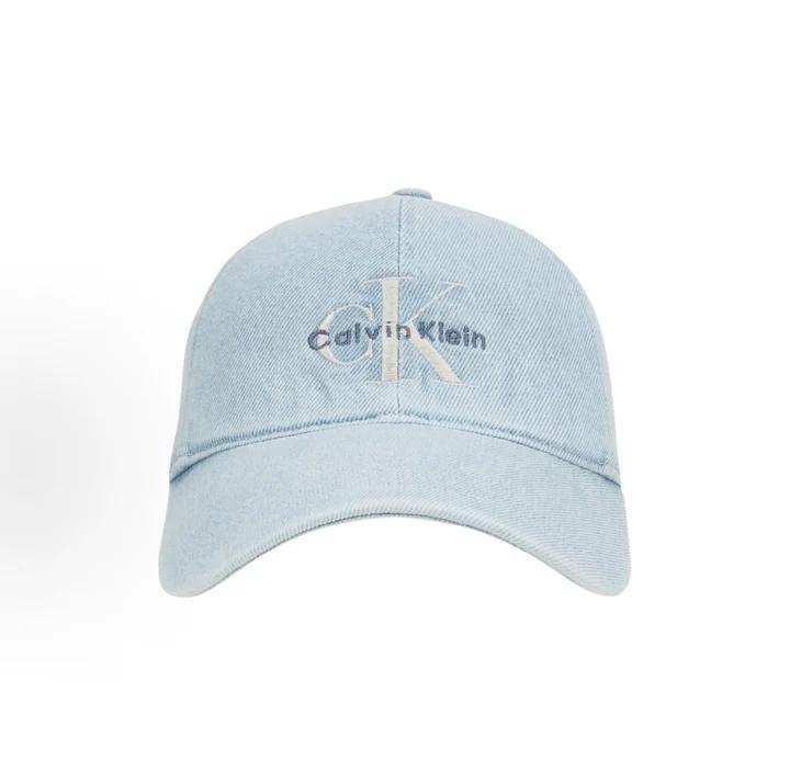 Calvin Klein Street Commute Essential: Baumwoll-Twill Baseballkappe, Junge Männer Frauen, Verstellbar Lässig Outdoor 4G5007G adjustable blau