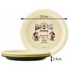 Skater Plates, Set of 4, 21cm Plastic, Mickey Mouse Design, Disney, Made in Japan, P5P