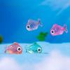 Colorful Glowing Fish Resin Craft Miniature Decoration For Moss Terrariums And Aquariums