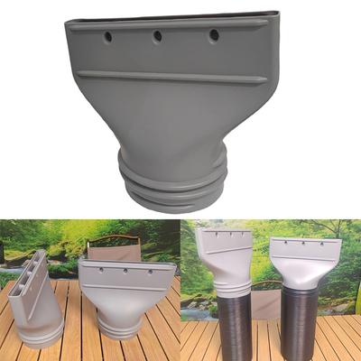 Mobile Klimaanlage Flachverbinder Klimaanlagen Abluftschlauch Rohrschlauch Schnittstellenverbinder Vielseitiger Flachschlauchadapter