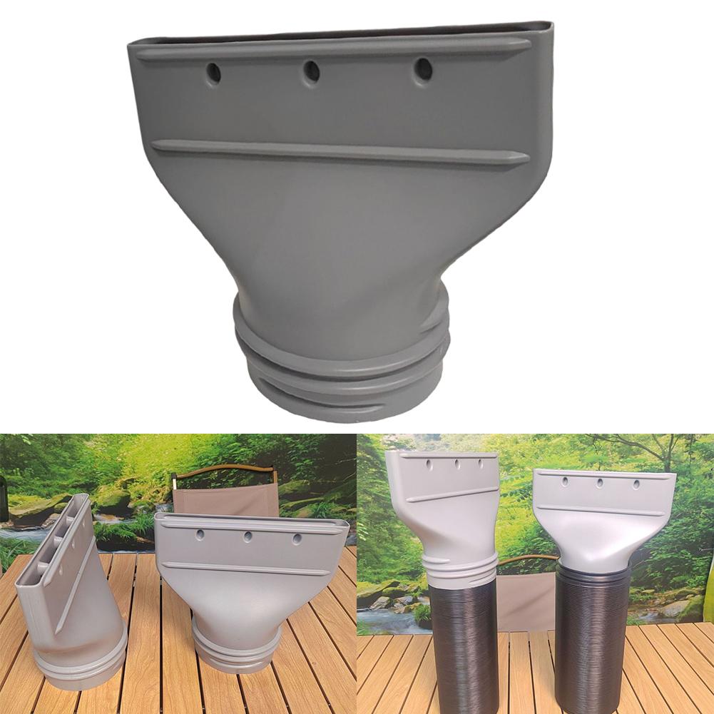 Mobilny Klimatyzator Płaski Złączka Wszechstronny Płaski Adapter Węża Systemy Wywiewu Klimatyzacji Otwór Powietrzny Łącznik Kanału Powietrznego