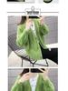Women's Faux Mink Fleece V-neck Cardigan – Versatile Autumn & Winter Fashion
