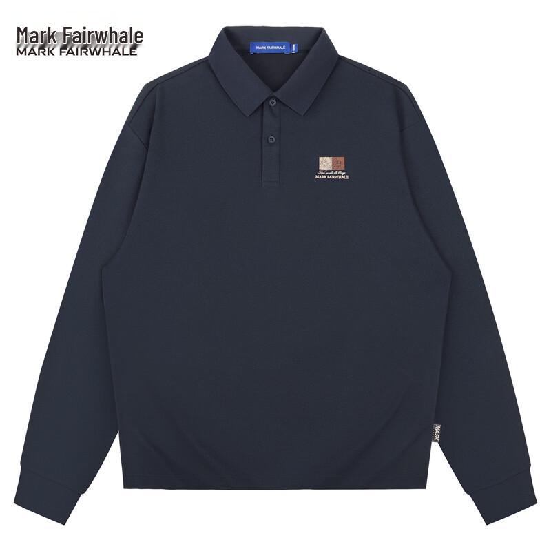Mark Fairwhale Men's Commuter Heavyweight Long Sleeve Polo Shirt