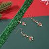 Christmas Jewelry Set for Women Fashion Christmas Tree Choker Necklace Earrings